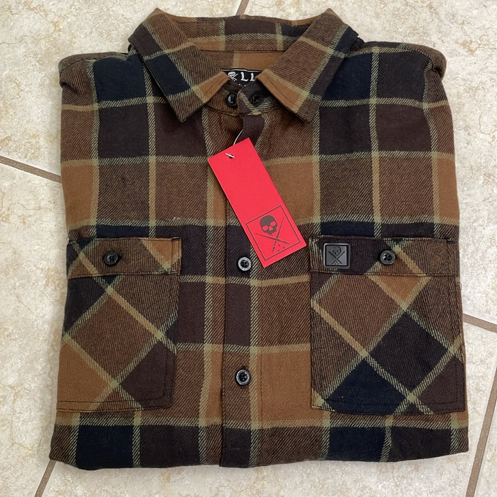 Sullen Woodland Flannel, NWT!